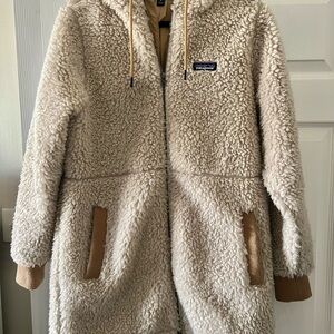 Patagonia Tan Sherpa Fleece Jacket